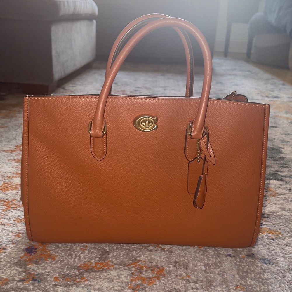 COACH BROOKE CARRYALL in Burnished Amber (LARGE)